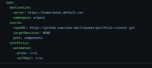 Argo cd root app